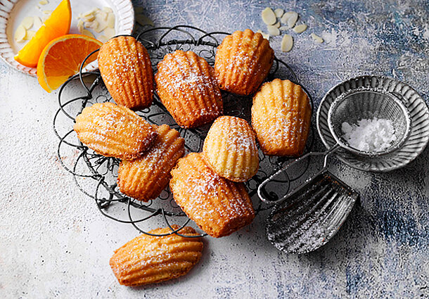 Orangen-Mandel-Madeleines